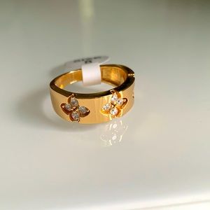 Gold plated ring